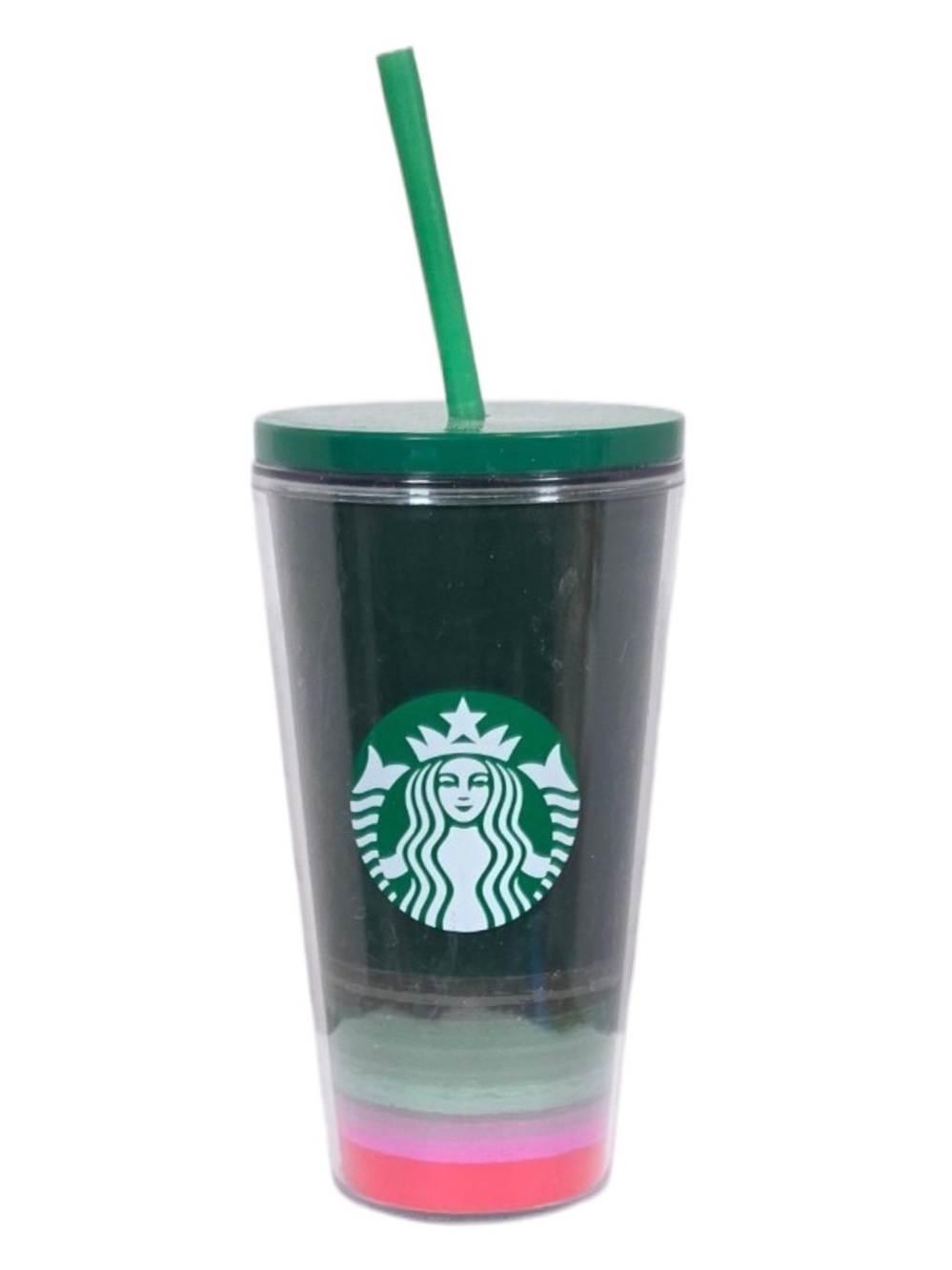 Starbucks Green Logo Reusable Straw Tumbler